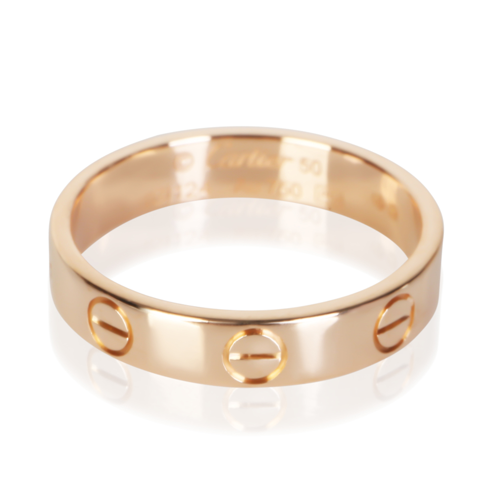 Cartier Rose Gold Small Model Love Ring